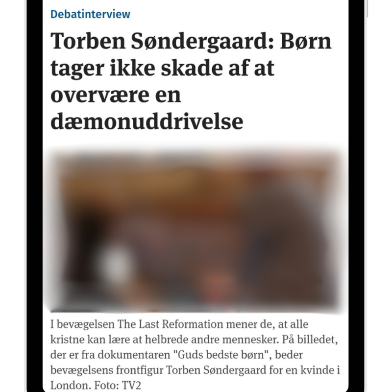 Skærmprint af artikel fra kristendom.dk