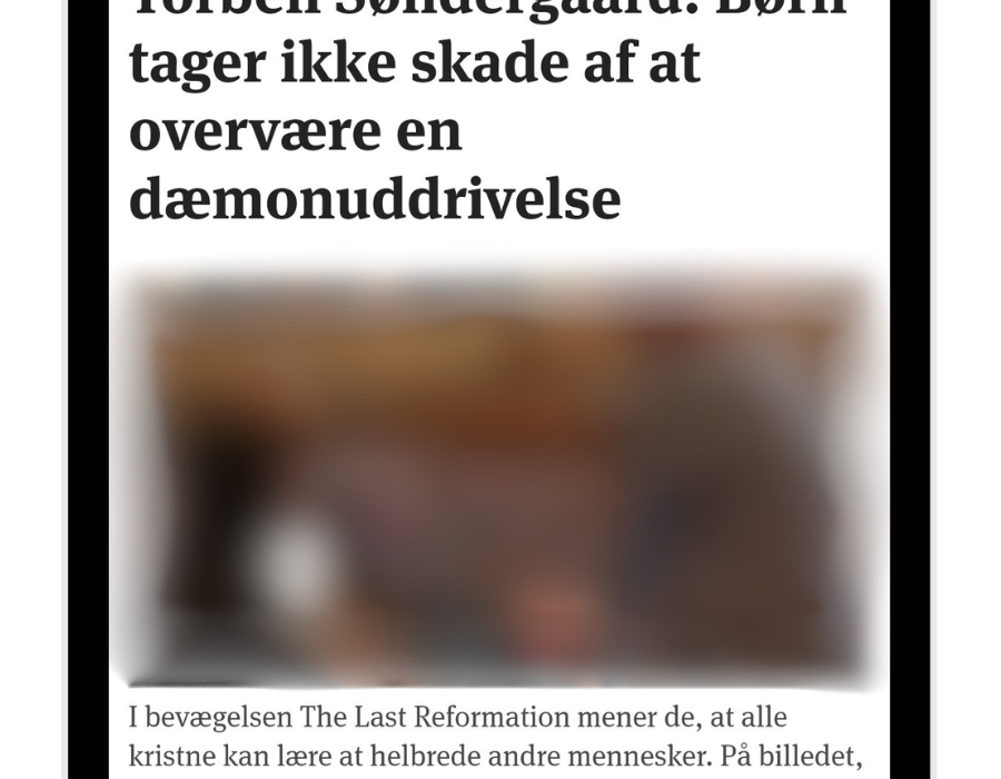 Skærmprint af artikel fra kristendom.dk